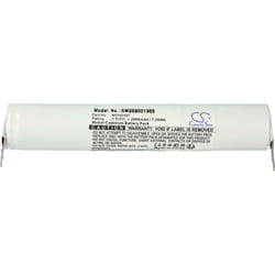 Vhbw - Batterie remplacement pour Type MGN0487 pour éclairage d'issue de secours (2000mAh, 3,6V, NiCd)