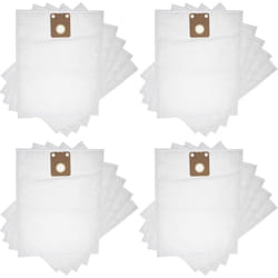 20x Sacs compatible avec Nilfisk gd 710, gd 910, hds 2000, Saltix 10, gds 1010 aspirateur - microfibre non tissée, 42,5cm x 27cm blanc - Vhbw