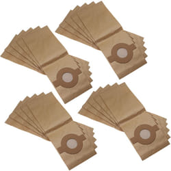 20x Sacs compatible avec Mio Star mi 18 aspirateur - 44cm x 16cm marron - Vhbw