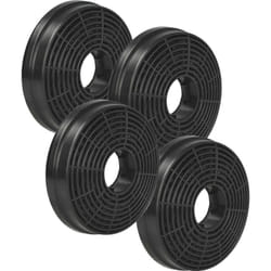 4x Filtres à charbon actif compatible avec Bomann du 652 ix, du 650 g, cce 19/2X, du 773 ix, du 7608, du 652.1 ix hotte aspirante - 10,5 cm - Vhbw