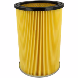 vhbw - the clever way Filtre plissé compatible pour votre aspirateur industriel, pour aspiration à sec ou humide - Finition s ...