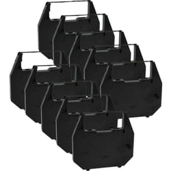 Vhbw - 10x Ruban encreur compatible avec Nakajima ax 76, ax 70, ax 60, ax 530, ax 90, ax 80 imprimante matricielle ou de reçus - noir