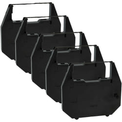 Vhbw - 5x Ruban encreur compatible avec Olivetti cx 1000, cx 1000 s, cx 440, cx 1000 Series imprimante matricielle ou de reçus - noir