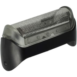 Grille de rasoir électrique remplacement pour Braun 81519185, 81519177, 81387934 + cadre, noir/argenté - Vhbw