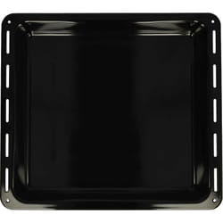 Plaque de four compatible avec Juno JB030A5, 94300111400, JB060A5, JB060B5 Four - 42,2 x 37,6 x 5 cm, anti-adhésif, émaillée noir - Vhbw