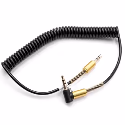 vhbw Adaptateur pour câble audio stéréo compatible avec Sony Z1000 XB950 casque - 35mm vers Jack 35 mm doré angle droit or /