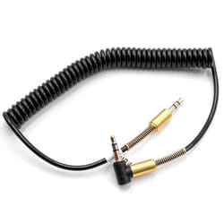 vhbw Adaptateur pour câble audio stéréo compatible avec Sony Z1000 XB950 casque - 35mm vers Jack 35 mm doré angle droit or /