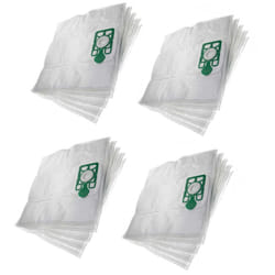 Vhbw - 20x Sacs remplacement pour Numatic NVM-2BH, 604016 pour aspirateur - microfibre non tissée, 43cm x 43cm blanc