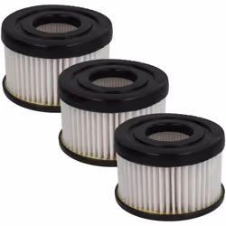 vhbw - the clever way Set de filtre plissé pour votre aspirateur industriel, pour aspiration à sec ou humide - Finition sur m ...