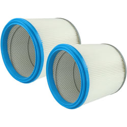 vhbw Lot de 2x filtres à cartouche compatible avec Hilti TDA-VC 40, TDA-VC20UM, TDA-VC 20, TDA-VC 30, TDA-VC40U aspirateur - Filtre plissé