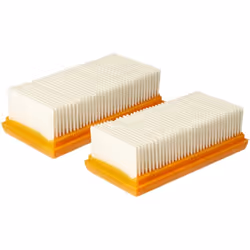 vhbw - the clever way Lot de 2x filtre à plis plats, filtre à air de refroidissement du moteur pour votre aspirateur multi-us ...
