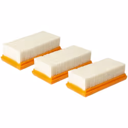 vhbw - the clever way Lot de 3x filtre à plis plats, filtre à air de refroidissement du moteur pour votre aspirateur multi-us ...