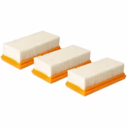 vhbw - the clever way Lot de 3x filtre à plis plats, filtre à air de refroidissement du moteur pour votre aspirateur multi-us ...