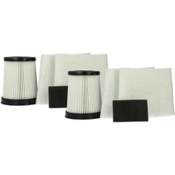 Vhbw - Lot de 8 filtres compatible avec Dirt Devil M2009-8, M2009-9, M2013, M2013-0, M2013-1, M2013-2, M2013-3, M2013-4, M2013-5 aspirateur