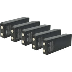 5x Batterie compatible avec Scanreco Fasse, FBS590, Cifa, hmf, Fassi opérateur télécommande industrielle (3000mAh, 7,2V, NiMH) - Vhbw