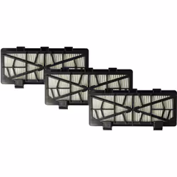 vhbw - the clever way Set de 3x filtre HEPA pour votre aspirateur, robot aspirateur ou nettoyeur vapeur - Gardez la puissance ...