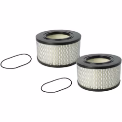 vhbw - the clever way Set de 2x filtre HEPA pour votre aspirateur, robot aspirateur ou nettoyeur vapeur - Gardez la puissance ...