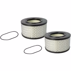 vhbw - the clever way Set de 2x filtre HEPA pour votre aspirateur, robot aspirateur ou nettoyeur vapeur - Gardez la puissance ...
