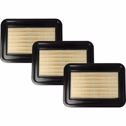 vhbw - the clever way Lot de 3x filtre à plis plats pour votre aspirateur multi-usages ou industriel - Finition sur mesure po ...