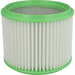 vhbw - the clever way Filtre plissé compatible pour votre aspirateur industriel, pour aspiration à sec ou humide - Finition s ...