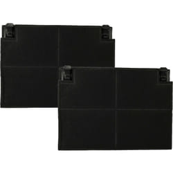 Vhbw - 2x Filtres à charbon actif remplacement pour aeg 9029800498, MCFE05 pour hotte aspirante - 19,5 x 13,9 x 2,2 cm