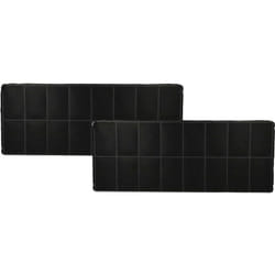 vhbw 2x Filtres à charbon actif compatible avec Siemens LI23030SD/05, LI23030SD/08, LI23030SD/02, LI23030TI hotte aspirante - 42 x 16,8 x 3,1 cm