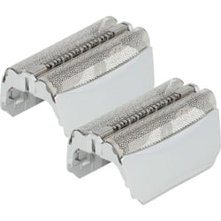 Vhbw - 2x Grille double de rasoir électrique remplacement pour Braun 51B, 51S pour + cadre, argenté