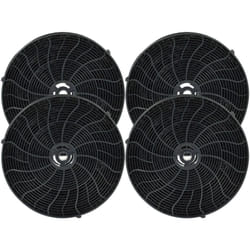 4x Filtres à charbon actif compatible avec Whirlpool 208340404402 PRF0043, 208340404401 PRF0043, 208340304413 PRF0038 hotte aspirante - Vhbw