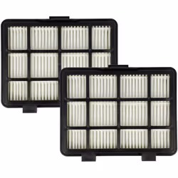 vhbw - the clever way Set de 2x filtre HEPA pour votre aspirateur, robot aspirateur ou nettoyeur vapeur - Filtre les poussièr ...