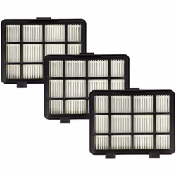 vhbw - the clever way Set de 3x filtre HEPA pour votre aspirateur, robot aspirateur ou nettoyeur vapeur - Filtre les poussièr ...