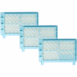 vhbw - the clever way Set de 3x filtre HEPA pour votre aspirateur, robot aspirateur ou nettoyeur vapeur - Gardez la puissance ...