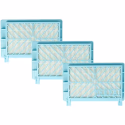 vhbw - the clever way Set de 3x filtre HEPA pour votre aspirateur, robot aspirateur ou nettoyeur vapeur - Gardez la puissance ...