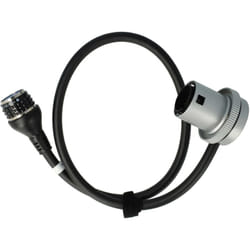 Vhbw - Adaptateur obd OBD1 38 pin vers fiche ronde 41 pin compatible avec Mercedes-Benz W208 (1995-2002) auto, voiture - Connectique
