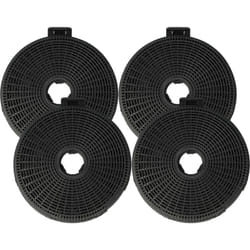 Vhbw - 4x Filtres à charbon actif compatible avec Küppersbusch KDC61.GE, ZUB881, kd 9570.1, kd 9380.1, kd 9610.0 hotte aspirante - 20 cm