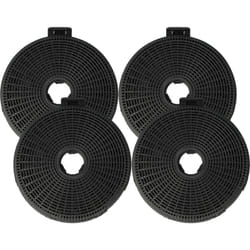 Vhbw - 4x Filtres à charbon actif compatible avec Teka NC2 90 glas, NC2 90, dvt 785, dvt 985, KA63DA71/01, NC2 60, NC2 60 glas hotte aspirante - 20 cm