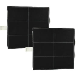 Vhbw - 2x Filtres à charbon actif remplacement pour Siemens LZ51800 pour hotte aspirante - 22,2 x 22,2 x 2,4 cm