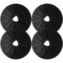 Vhbw - 4x Filtres à charbon actif remplacement pour Klarstein 10035387 pour hotte aspirante - 17,5 cm