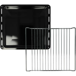 2x 1x plaque de four, 1x grille (kit de 2 pièces) compatible avec Ikea UCG3O, rutinerad four - 42,2 x 37 x 2 cm - Vhbw