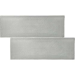 vhbw 2x Filtre anti-graisse compatible avec Electrolux EFP 60202 X, 636 CH, 636/SK, 60202 W, 636 hotte de cuisine - 43,5 x 14,8 x 0,5 cm, métal