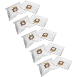 Vhbw - 50x Sacs remplacement pour Miele l, 5852650 pour aspirateur - microfibre non tissée, 28cm x 20cm blanc