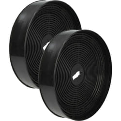2x Filtres à charbon actif compatible avec Oranier Scala 90 s, Scala 60 w, Scala 90 w, Scala 60 s, Savina 90 w hotte aspirante - 17,05 cm - Vhbw