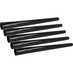 Vhbw - 5x Tube d'aspirateur universale compatible avec Makita VC3511L aspirateur - raccord 35 mm, 50 cm, noir