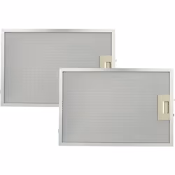 vhbw - the clever way Lot de filtres (2x filtre à graisse métallique) compatible et de haute qualité pour votre hotte de cuis ...