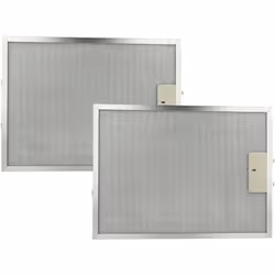 vhbw - the clever way Lot de filtres (2x filtre à graisse métallique) compatible et de haute qualité pour votre hotte de cuis ...