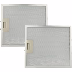 vhbw - the clever way Lot de filtres (2x filtre à graisse métallique) compatible et de haute qualité pour votre hotte de cuis ...