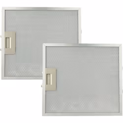 vhbw - the clever way Lot de filtres (2x filtre à graisse métallique) compatible et de haute qualité pour votre hotte de cuis ...