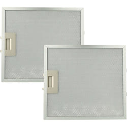 Vhbw - 2x Filtre anti-graisse compatible avec Whirlpool akr 886/GY 857888601001 hotte de cuisine - 30,7 x 27,8 x 0,85 cm, métal