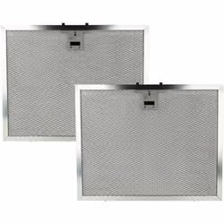 vhbw - the clever way Lot de filtres (2x filtre à graisse métallique) compatible et de haute qualité pour votre hotte de cuis ...