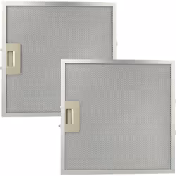 vhbw - the clever way Lot de filtres (2x filtre à graisse métallique) compatible et de haute qualité pour votre hotte de cuis ...