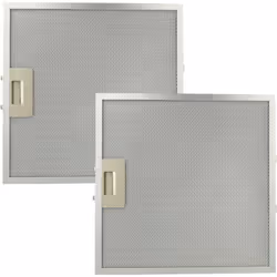 vhbw - the clever way Lot de filtres (2x filtre à graisse métallique) compatible et de haute qualité pour votre hotte de cuis ...